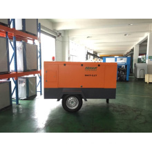 road mobile screw air compressor for road construction